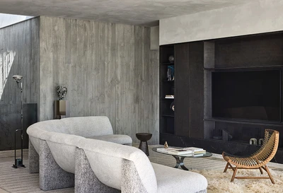 Casa estilo chic brutalista en Australia diseñada por Simone Haag