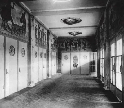 Pasillos del Teatro de Henry van de Velde