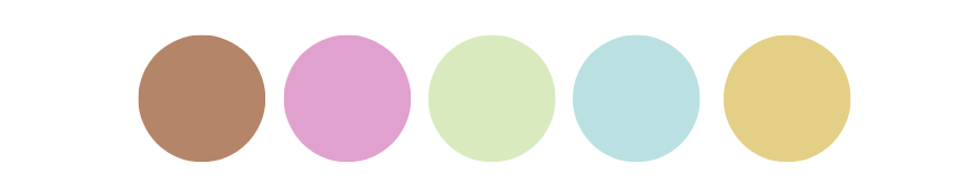 Paleta de colores pastel