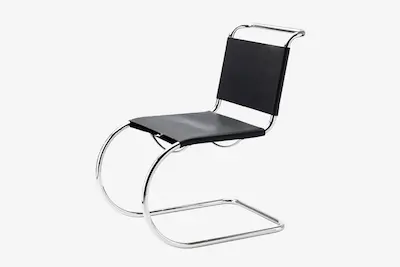 Silla S 533L en colaboración con Thonet de Mies van der Rohe.