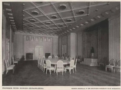 Mobiliario de Peter Behrens para la Embajada Alemana en Leningrado