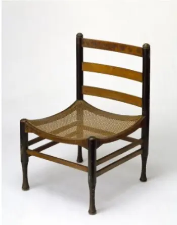 La silla inspirada en Egipto de Ford Madox