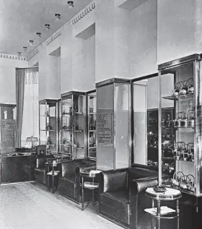 Interior de la tienda en el número 4 de Königgrätzer Strasse