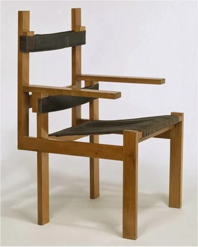 Slatted chair por Marcel Breuer 