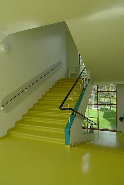 Escalinata del Sanatorio antituberculoso de Paimo